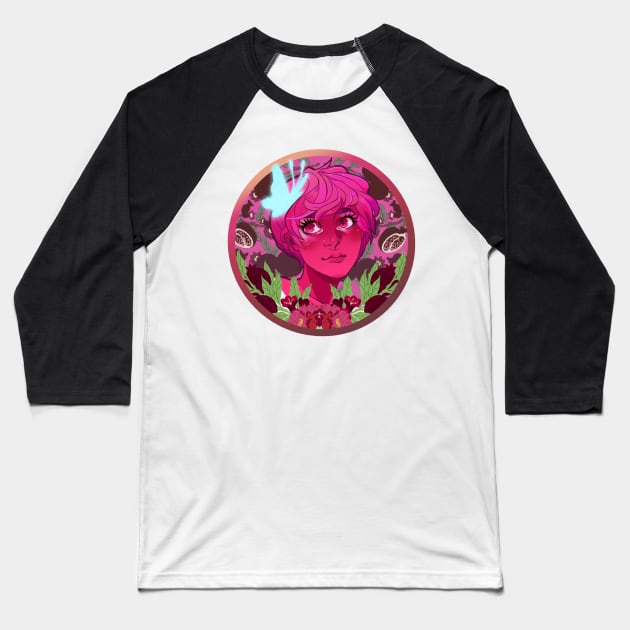 Persephone Baseball T-Shirt by ThBlkBirdDaliah